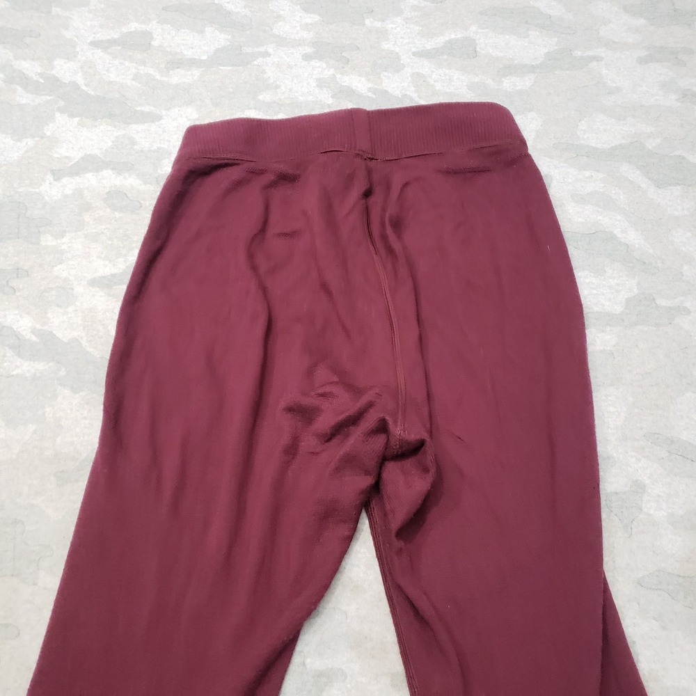 Smartwool Leggings Womens Medium Red Base Layer Intraknit 250 Pull On Outdoors - Picture 10 of 11